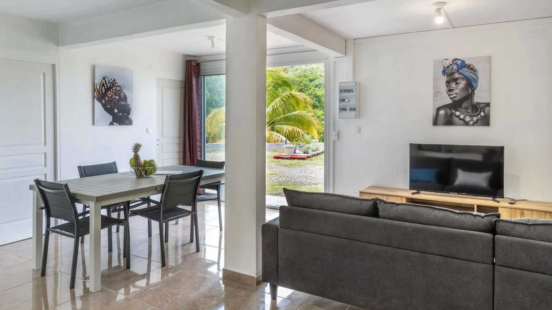 Appartement Des 5 Tresors - Piscine Et Vue Panoramique Case-Pilote 아파트